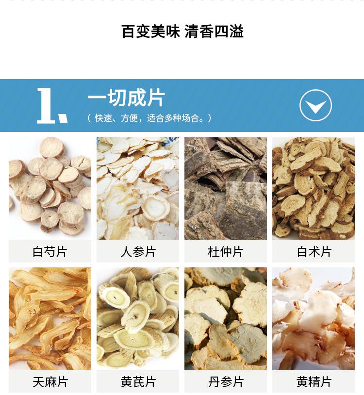 数字变频切中药机 黄芪切片机 桂枝切片机(图5)